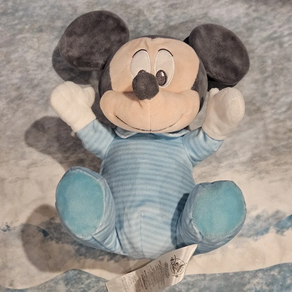 Disney Babies Mickey Plush Bundle 3 Disney Store Disney Parks Baby Mickey Rattle